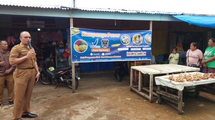 BPOM di Ambon bersama Loka POM Kepulauan Tanimbar selenggarakan kampanye pasar, bertempat di Pasar Ngrimase Kepulauan Tanimbar, Selasa (23/7/2024) siang.