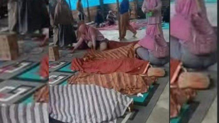 GUNUNG BOTAK - Korban meninggal dunia akibat longsor dievakuasi dari lokasi tambang emas ilegal Gunung Botak, Namlea, Maluku, Sabtu (8/3/2025).