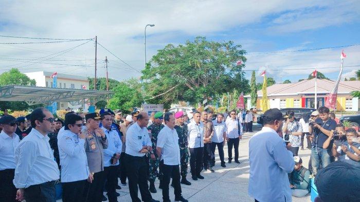 Peluncuran modelling Penangkapan Ikan Terukur (PIT) pertama di Indonesia, di Kota Tual, Minggu (2/6/2024).