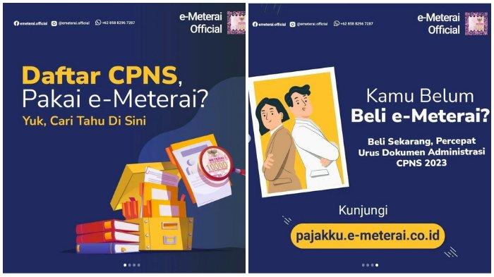 Pendaftaran CPNS 2023 Dibutuhkan e-Materai, Apa Itu e-Materai? Simak Penjelasannya di Sini