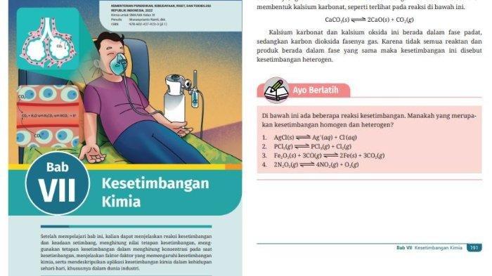 kunci jawaban Kimia Kelas 11 Halaman 191 Kurikulum Merdeka Bab 7: Ayo Berlatih.