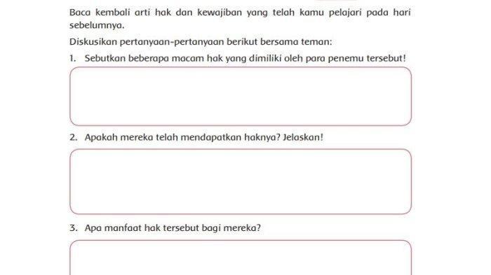 kunci jawaban Tema 3 Kelas 6 halaman 56 Subtema 1 Pembelajaran 6 Kurikulum 2013