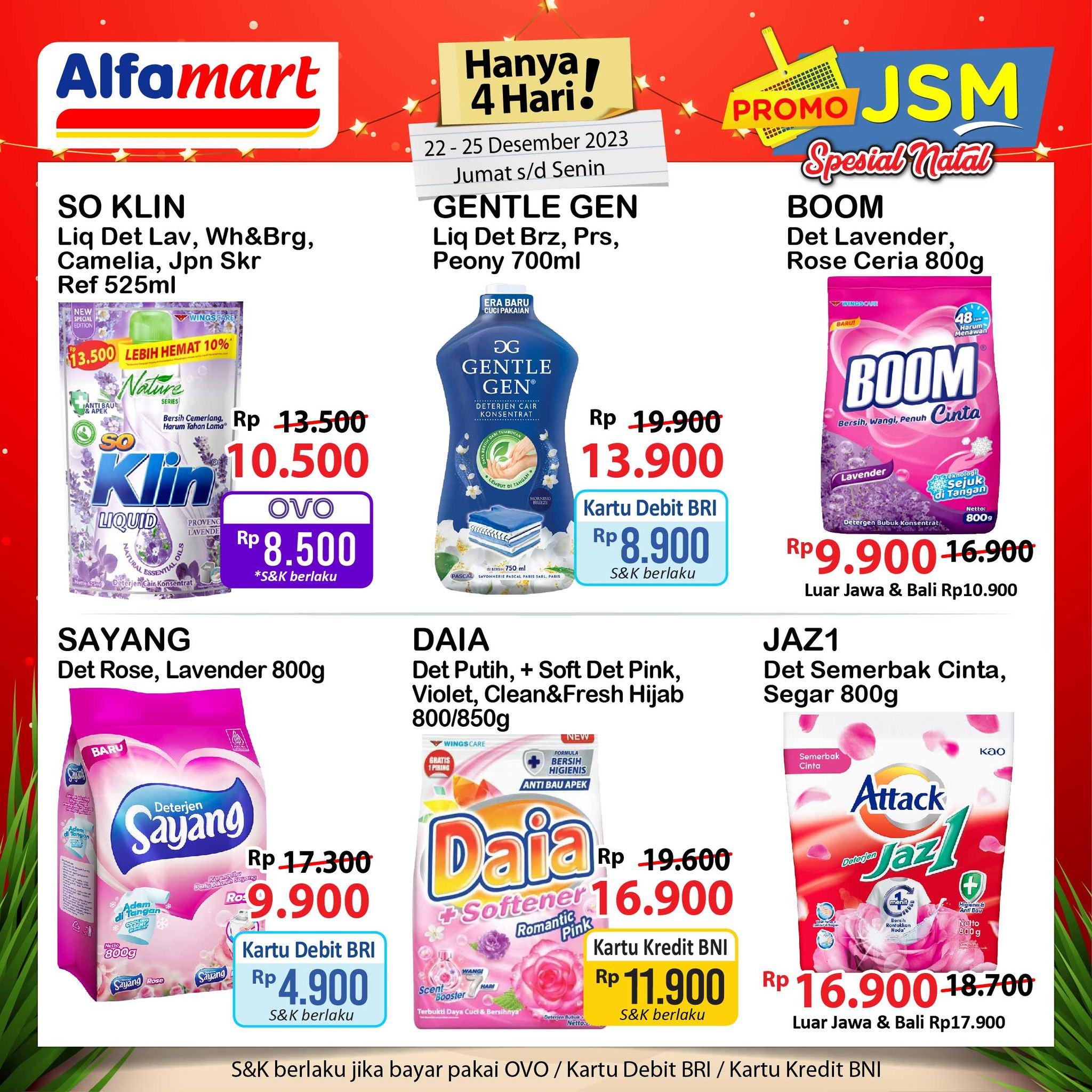 JSM Alfamart 22 - 25 Desember 2023