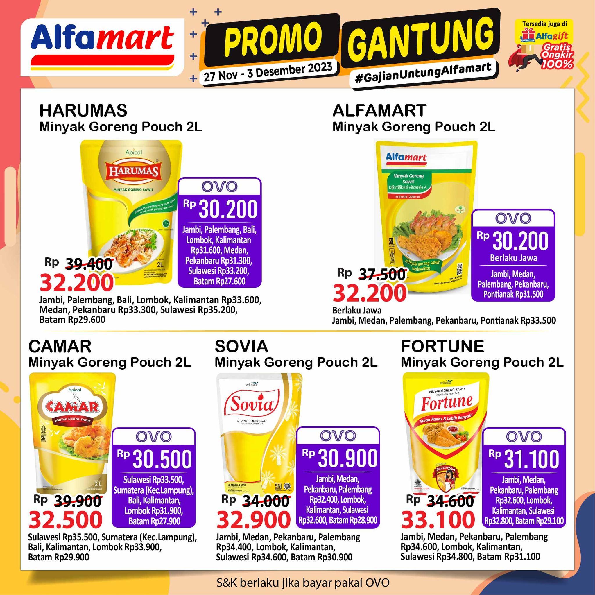 Promo Gantung Alfamart 27 November - 3 Desember 2023