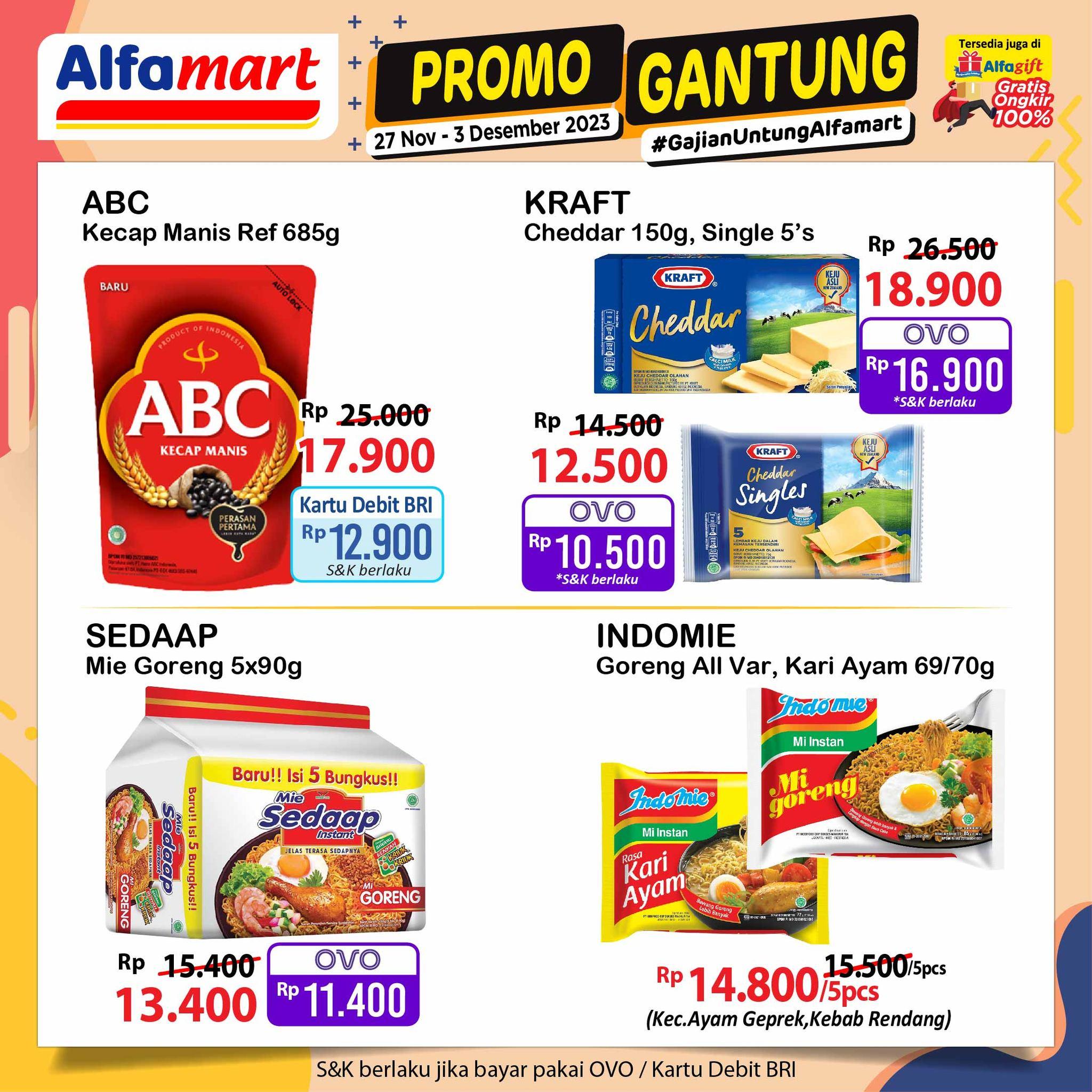 Promo Gantung Alfamart 27 November - 3 Desember 2023