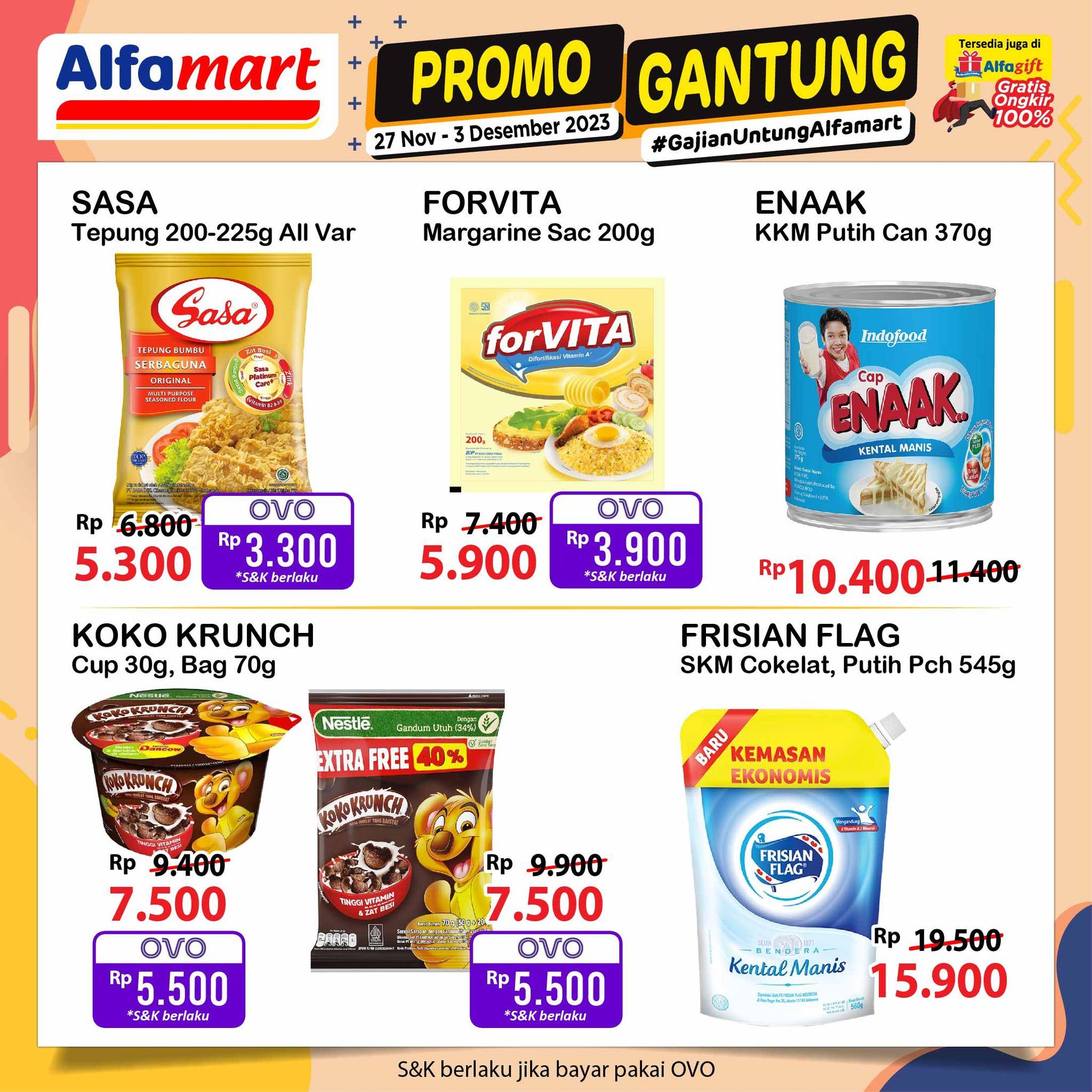 Promo Gantung Alfamart 27 November - 3 Desember 2023