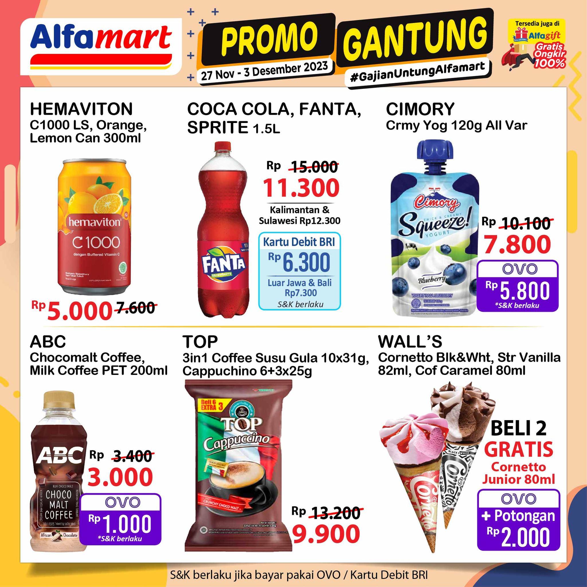 Promo Gantung Alfamart 27 November - 3 Desember 2023