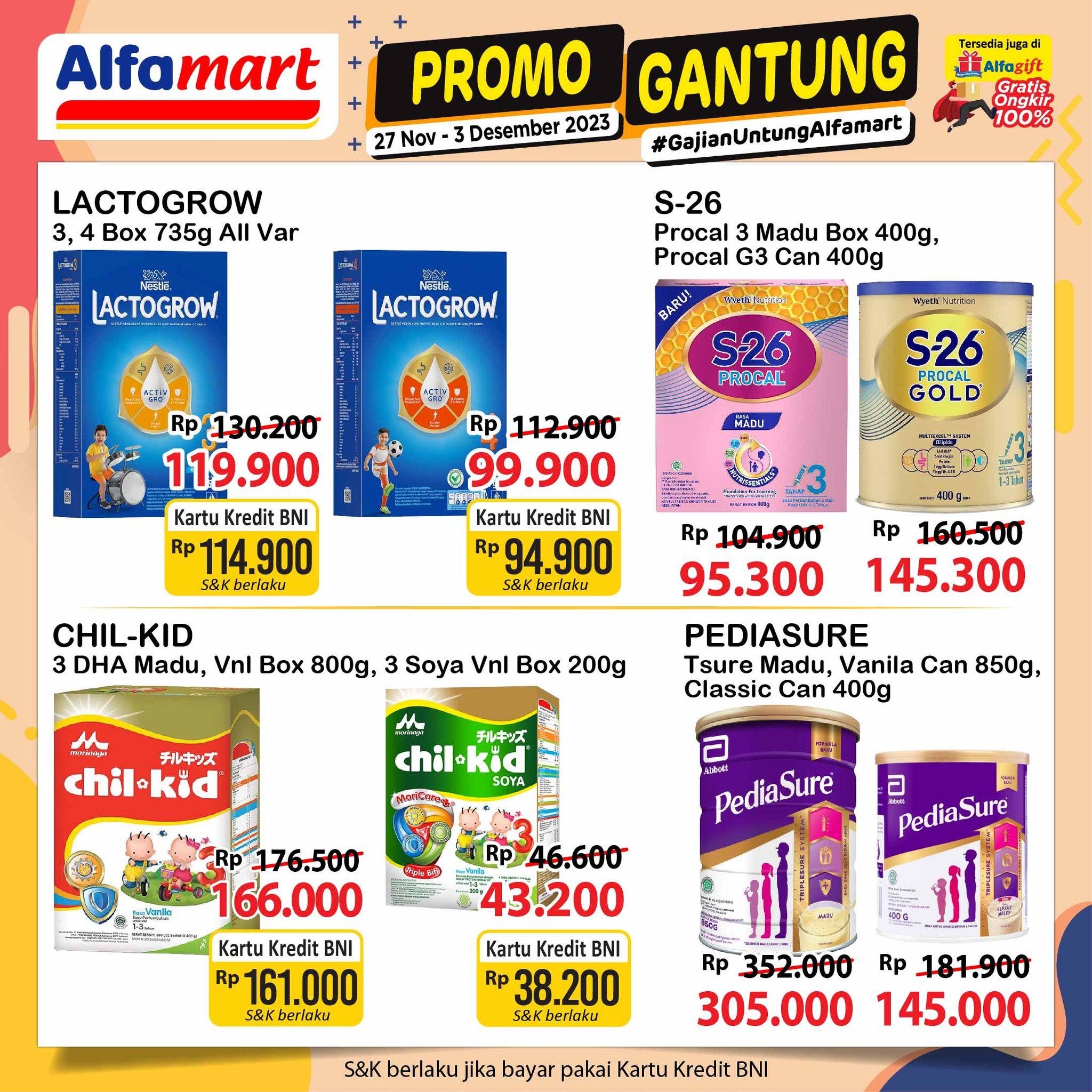 Promo Gantung Alfamart 27 November - 3 Desember 2023
