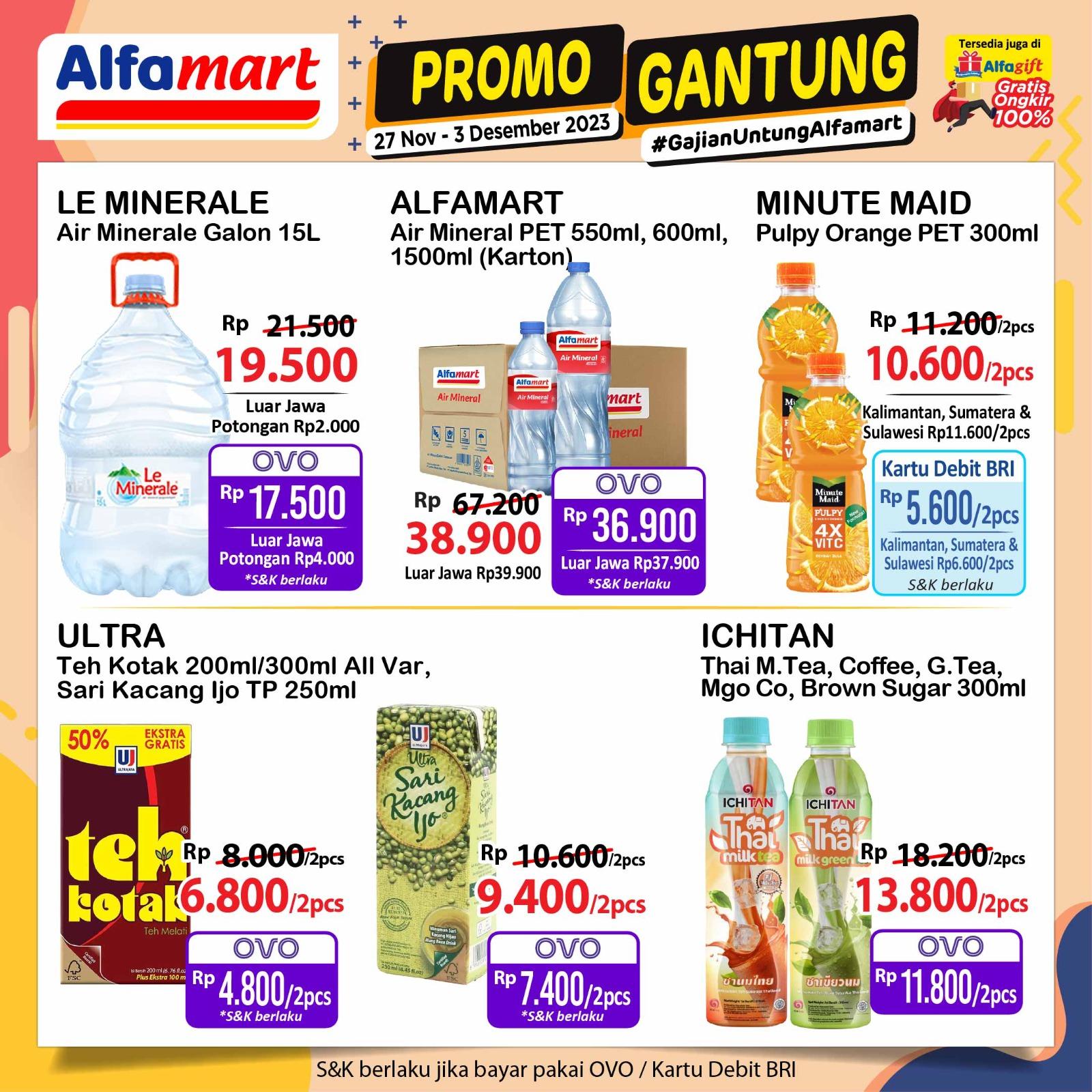 Promo Gantung Alfamart 27 November - 3 Desember 2023