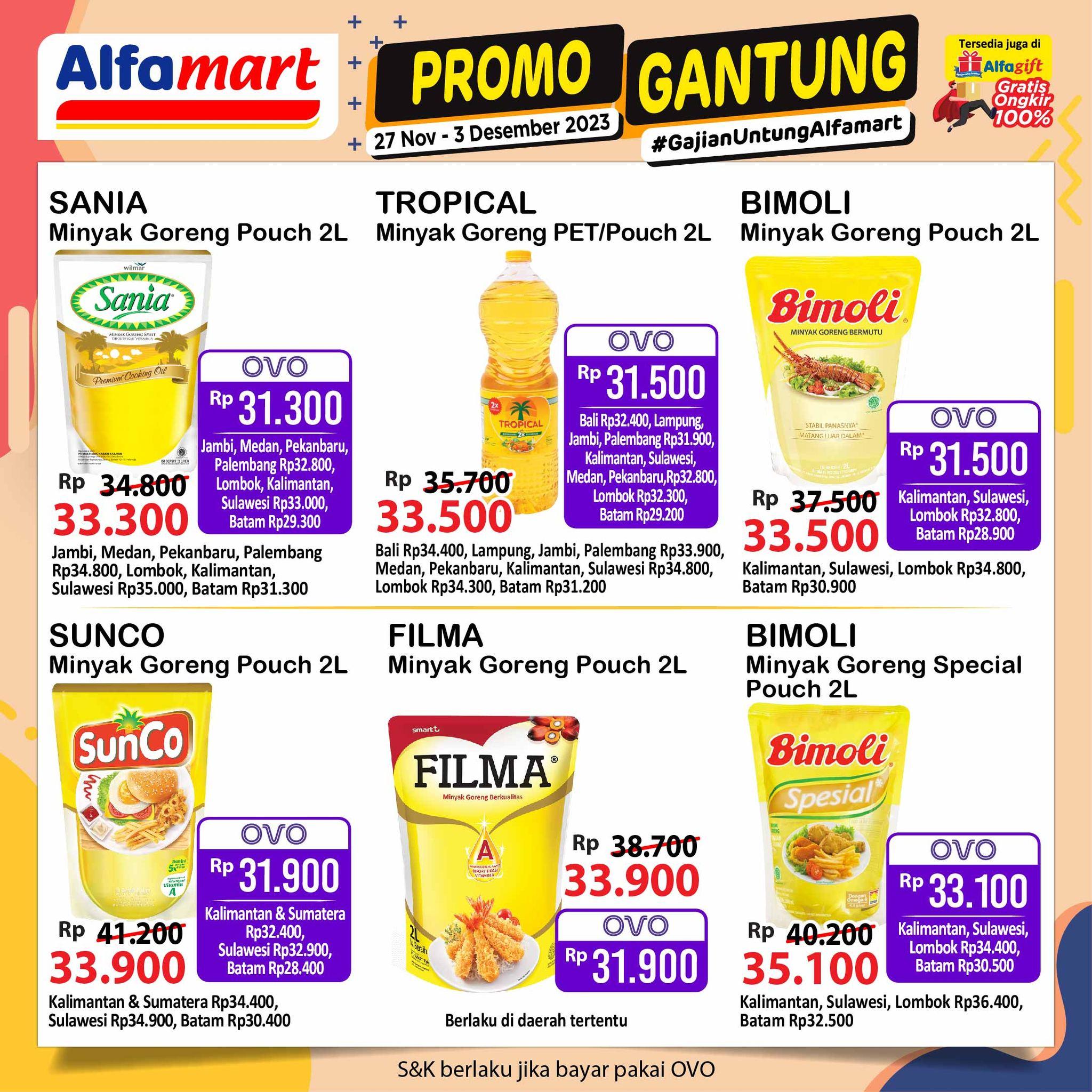 Promo Gantung Alfamart 27 November - 3 Desember 2023