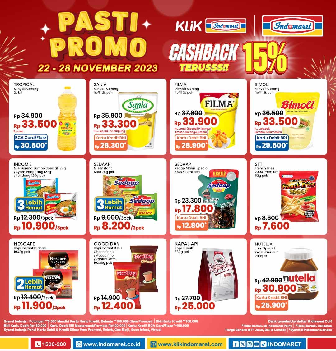 Promo Indomaret 22-28 November 2023