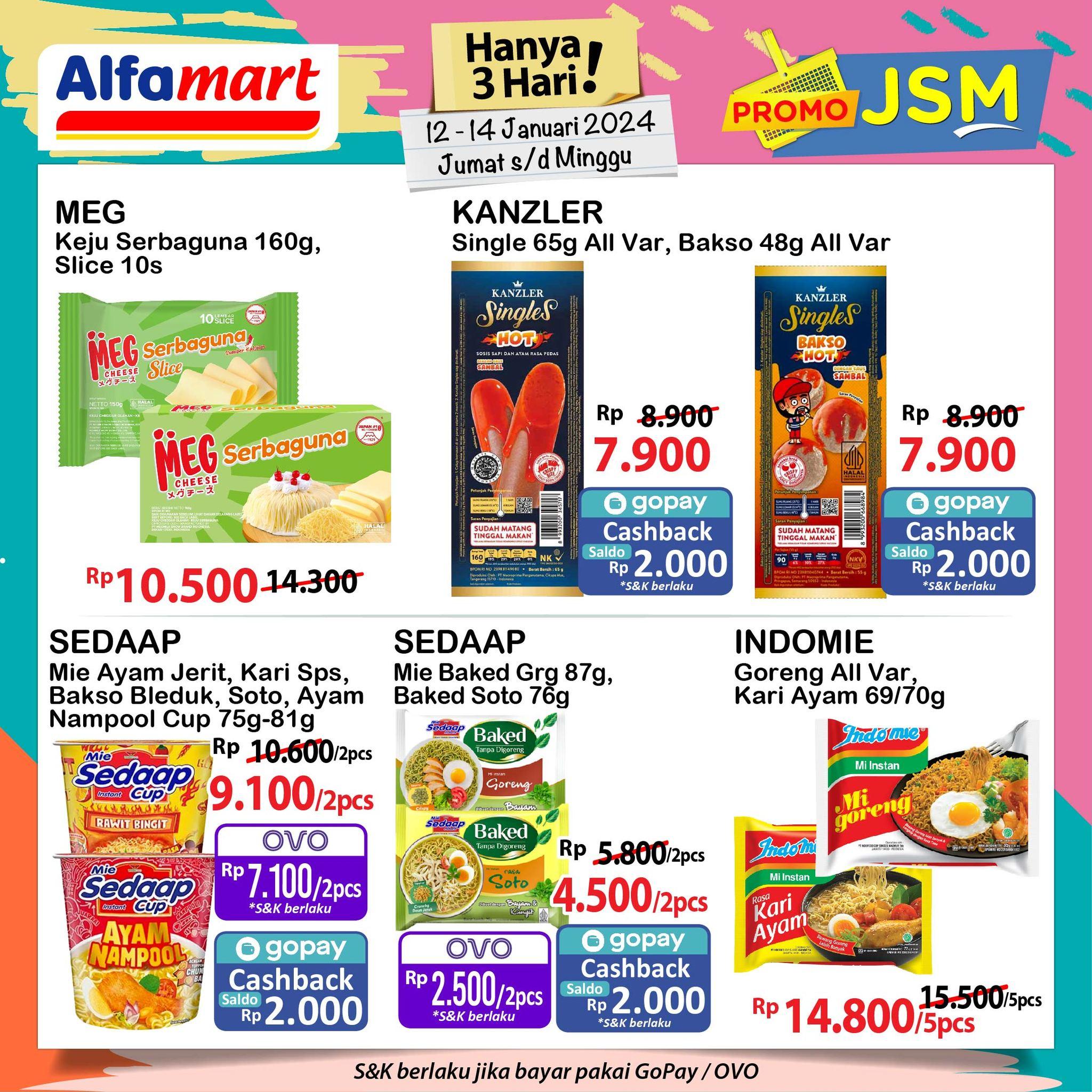 Promo JSM Alfamart 12 - 14 Januari 2024