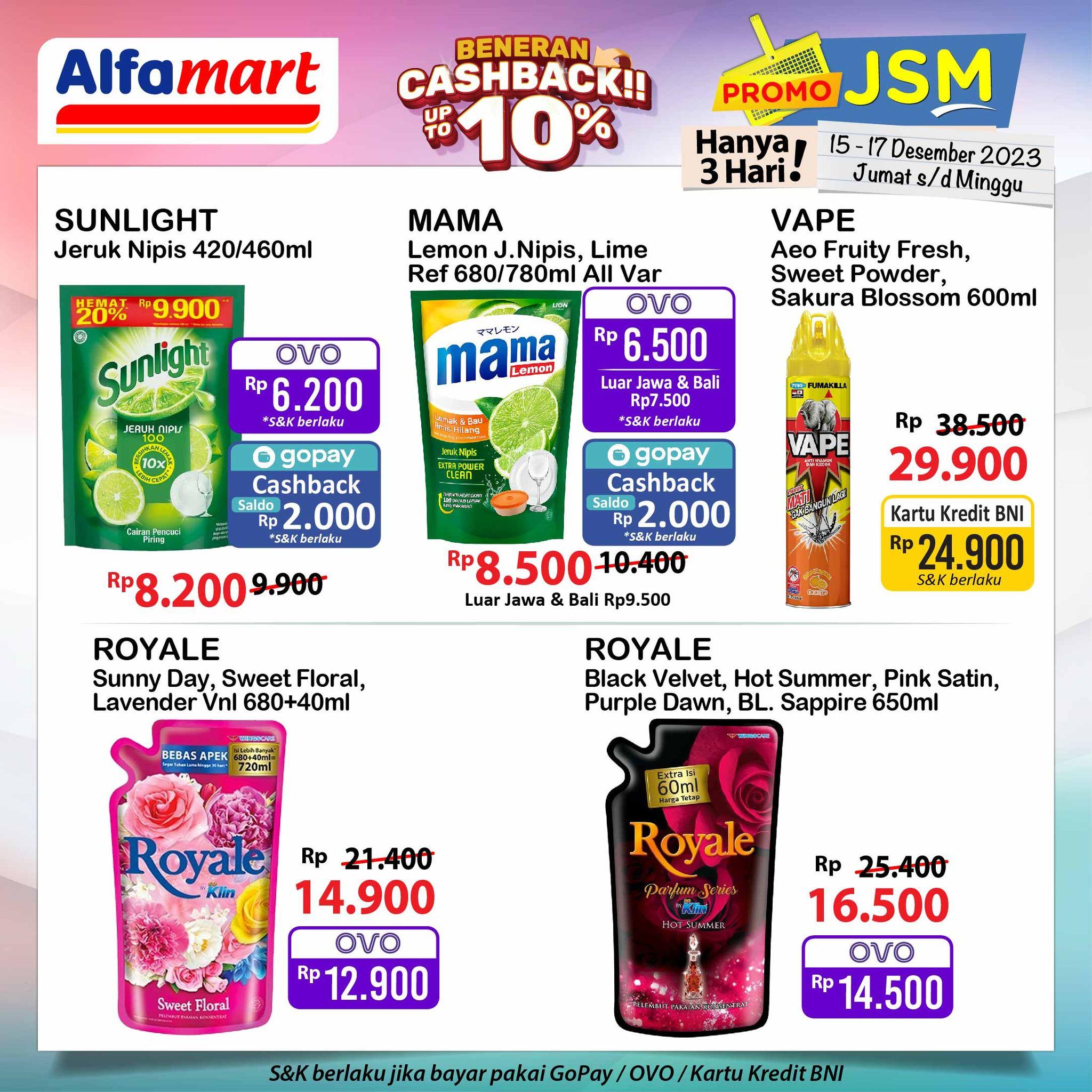 Promo JSM Alfamart 15 - 17 Desember 2023