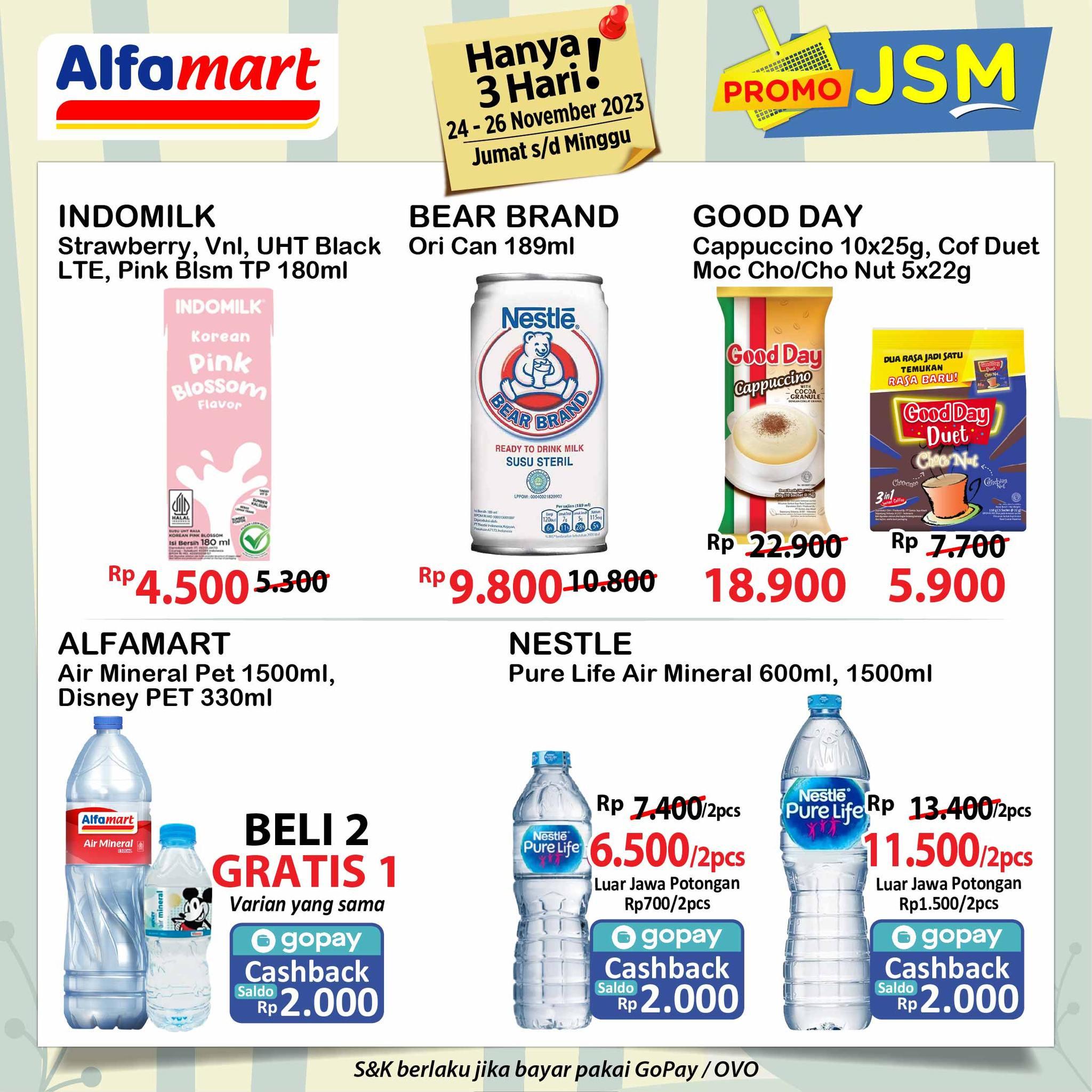 Promo JSM Alfamart 24 - 26 November 2023