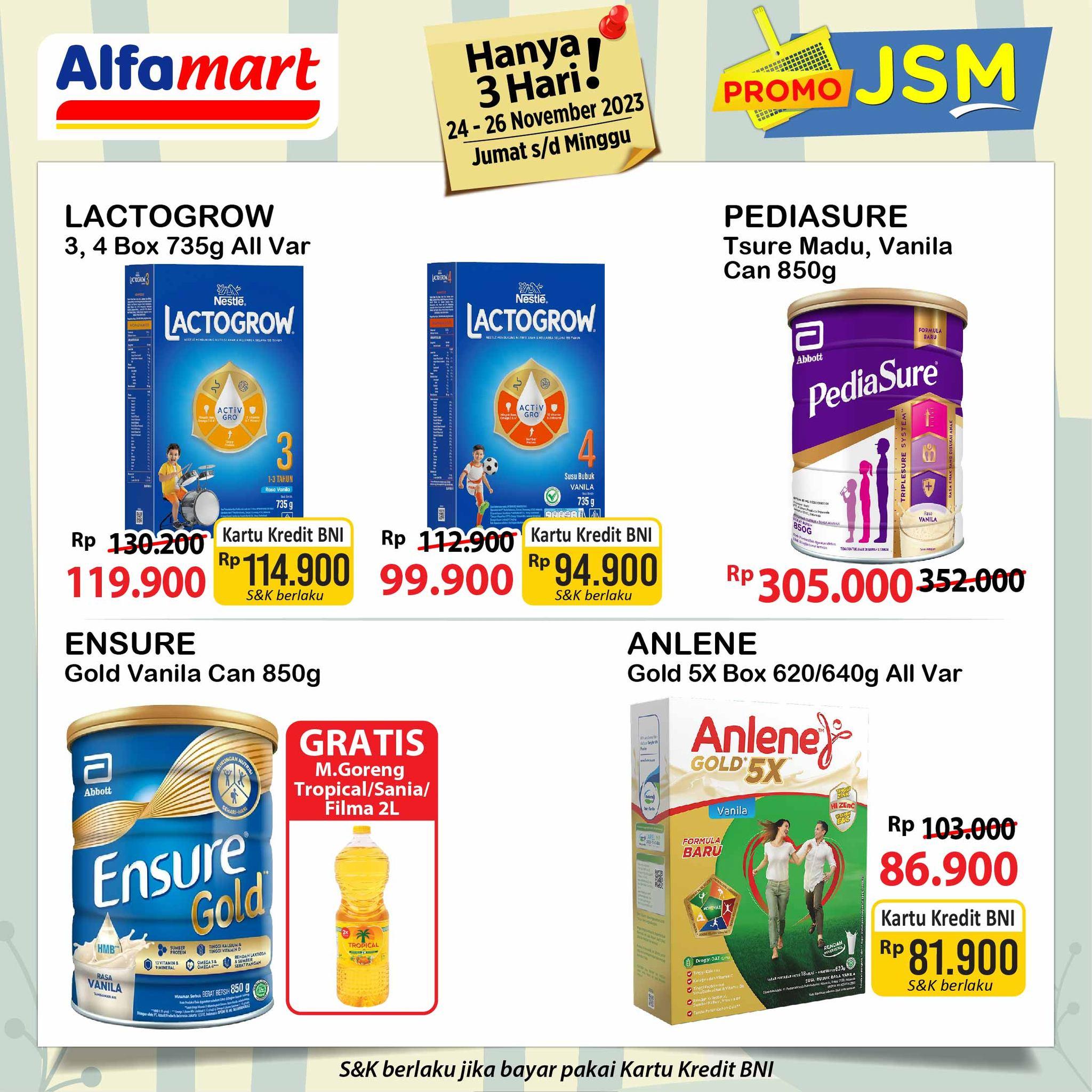 Promo JSM Alfamart 24 - 26 November 2023