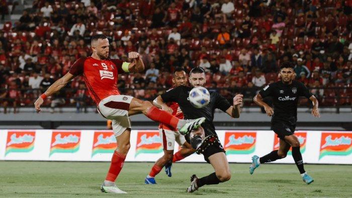 Pertandingan Bali United vs Terengganu FC di Stadion Kapten I Wayan Dipta, Gianyar, Bali pada Rabu 4 Oktober 2023 berakhir dengan kedudukan 1-1.
