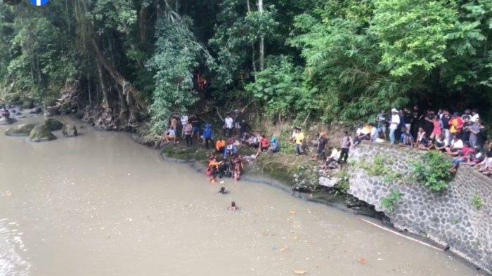 Basarnas dan BPBD Tabanan bekerja ekstra untuk melakukan pencarian Bocah tenggelam