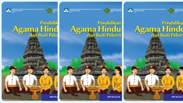 Cover Buku Agama Hindu Kelas 8 Kurikulum Merdeka