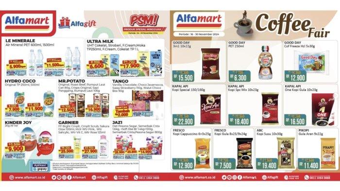 DISKON Akhir Bulan, Promo Alfamart November 2024, Pocari Sweat Rp 13.200, Nextar Rp 5.800