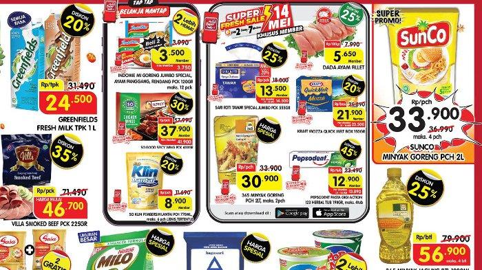 Daftar Harga Minyak Goreng 2 Liter di Superindo 13-16 Mei 2024.