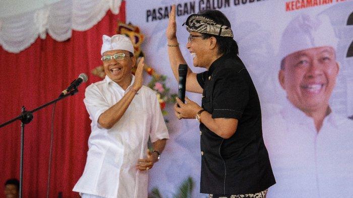 Debat yang dinanti-nanti ini diikuti oleh dua pasangan calon (paslon) yakni Made Muliawan Arya dan Putu Agus Suradnyana (Mulia-PAS) serta I Wayan Koster dan I Nyoman Giri Prasta (Koster-Giri).