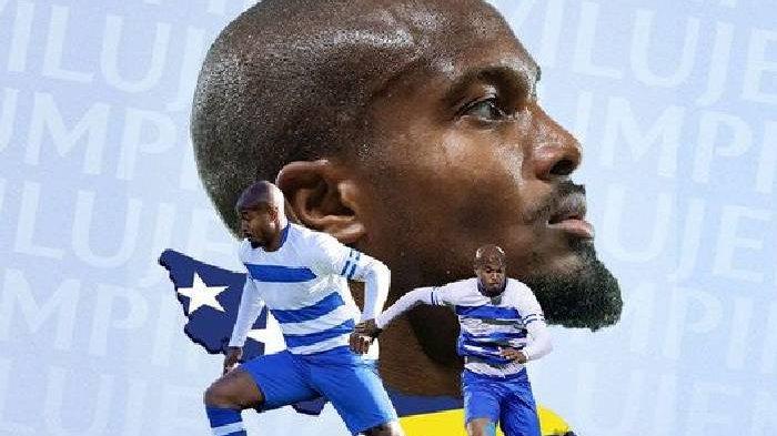 Gervane Kastaneer, pemain berusia 28 tahun asal Curacao, yang diperkenalkan secara resmi oleh Persib Bandung pada 8 Januari 2025.