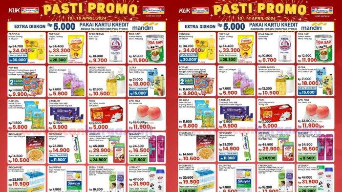 HARGA Bahan Dapur di JSM Indomaret Alfamart Hypermart 13-16 April 2024: Tropical Extra Disc BRI