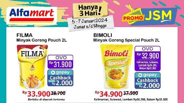 HARGA Minyak Goreng 5-7 Januari 2024 di Alfamart.