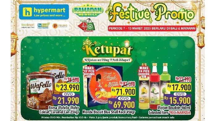 KATALOG - Promo Hypermart Festive Promo 7-13 Maret 2025 yang berlaku di Bali & Mataram.