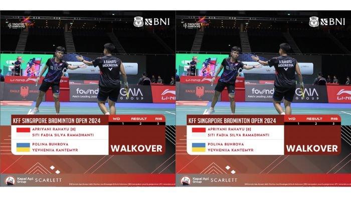 Kabar Gembira dari Singapore Open 2024: Apriyani Rahayu/Siti Fadia Lolos ke Perempat Final