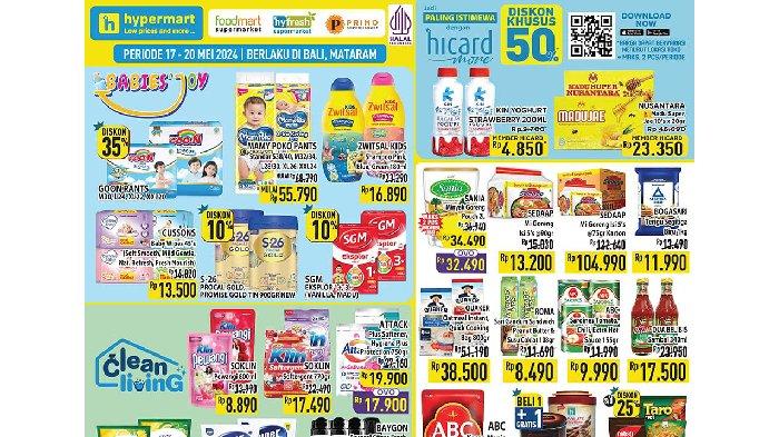 Katalog 1 Hypermart: periode promo 17-20 Mei 2024.
