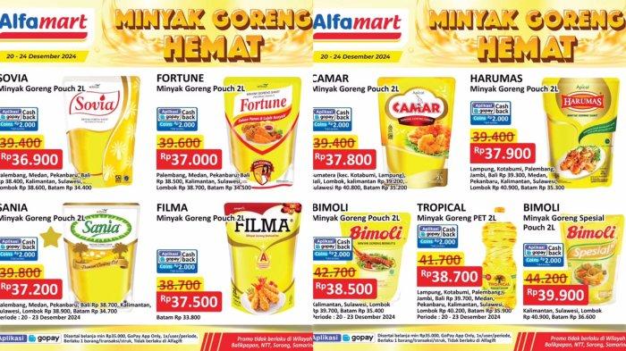 Katalog Minyak Goreng Hemat di Alfamart Periode 20-24 Desember 2024