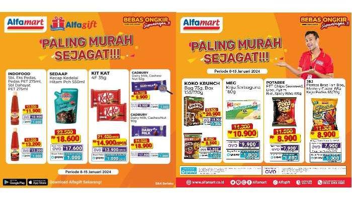 Katalog Promo Alfamart 14-15 Januari 2024.