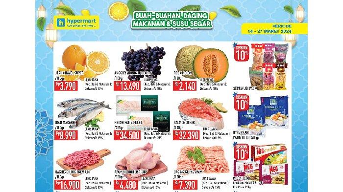 Katalog Promo Hypermart hingga 27 Maret 2024.