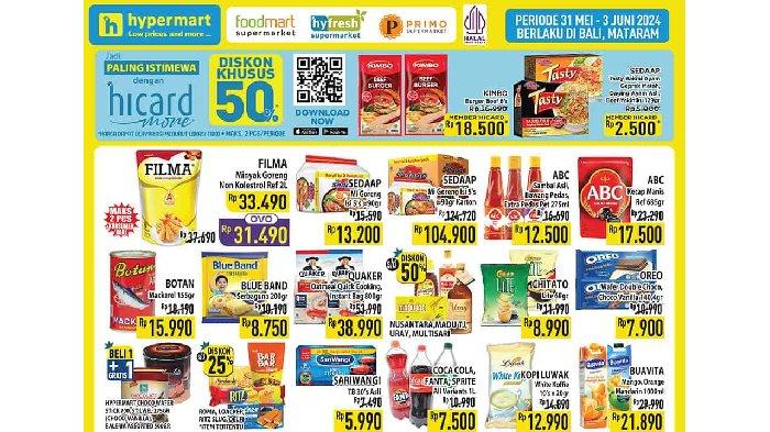Katalog Promo Hypermart hingga 3 Juni 2024.