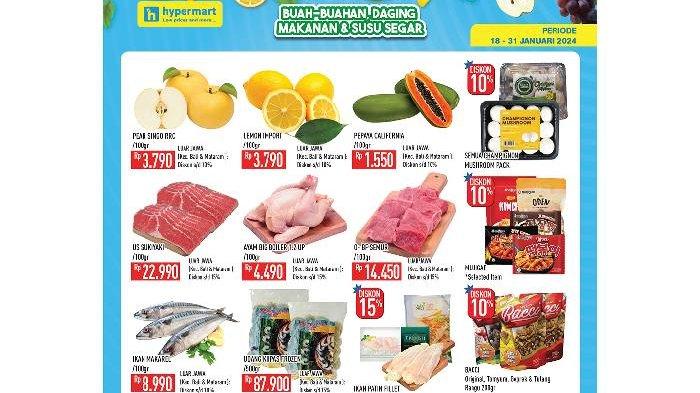 Katalog Promo Hypermart hingga 31 Januari 2024.