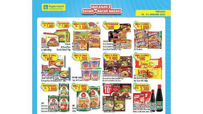 Katalog Promo Hypermart hingga 31 Januari 2024.