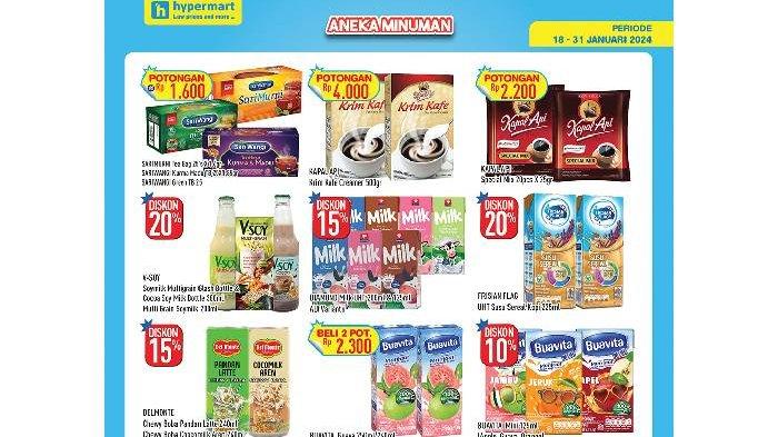 Katalog Promo Hypermart hingga 31 Januari 2024.