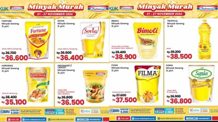 Katalog Promo Minyak Goreng Murah di Indomaret Edisi 21-27 November 2024