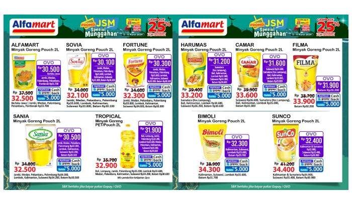 Katalog Promo Minyak Goreng di Alfamart 5-11 Maret 2024.