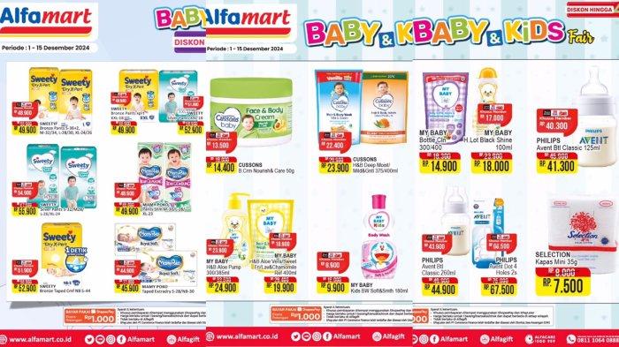 Katalog Promo Produk Kebutuhan Anak dan Bayi Periode 1-15 Desember di Alfamart