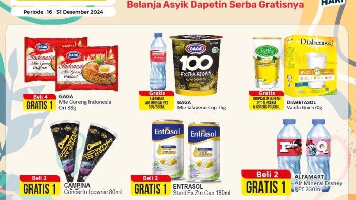 Katalog Promo Serba Gratis 19-31 Desember di Alfamart