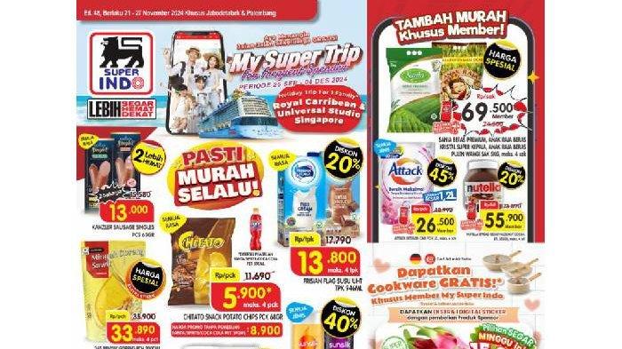 Katalog Promo Superindo hari ini hingga 27 November 2024.