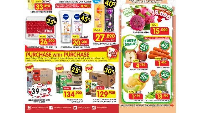 Katalog Promo Superindo hari ini hingga 27 November 2024.