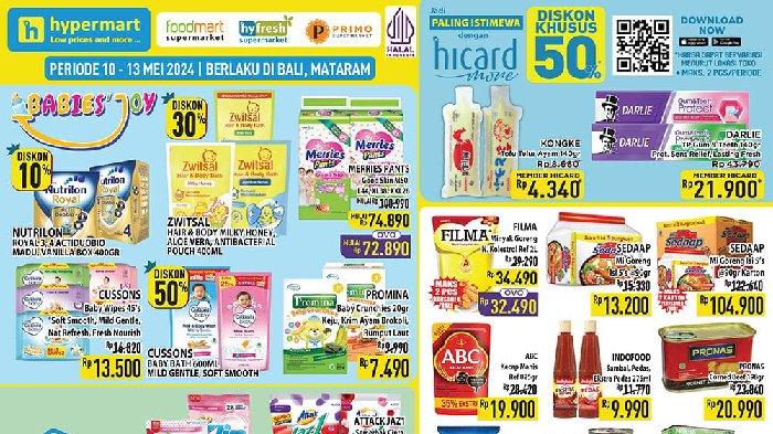 Katalog promo Hypermart hari ini hingga 13 Mei 2024.