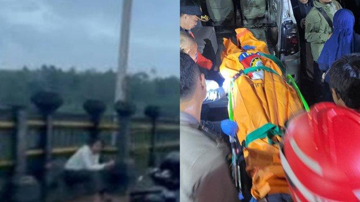 ULAH PATI - Korban ulah pati Ni Kadek Meilia Sari (22) sempat terlihat duduk di Jembatan Tukad Bangkung sebelum melakukan ulah pati.