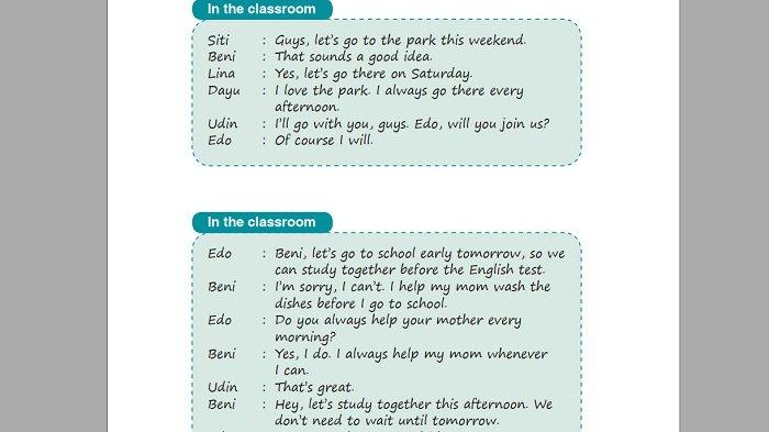 Kunci jawaban Bahasa Inggris kelas 7 halaman 134 135 136 137 3