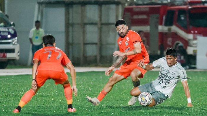 Laga Borneo FC vs Bali United pada 3 April 2023 di Stadion Segiri Samarinda.