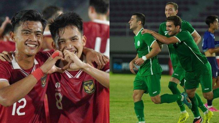 Turkmenistan U23 vs Timnas Indonesia U23 akan bentrok pada malam ini, Selasa, 12 September 2023 untuk menentukan siapa yang akan lolos ke Piala Asia U23 2024 sebagai juara grup dan runner-up terbaik.