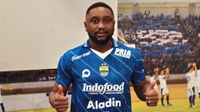 Pemain Persib Bandung, Levy Madinda saat ditemui di Graha Persib, Bandung, Senin, 31 Juli 2023